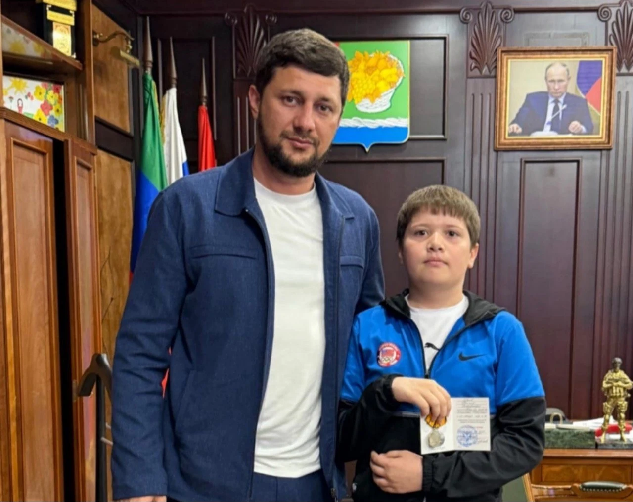 В Магарамкентском районе вручили государственные и ведомственные награды