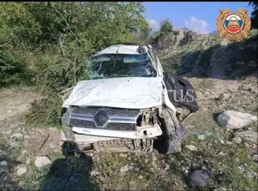 В Дагестане водитель внедорожника погиб в результате опрокидывания в кювет