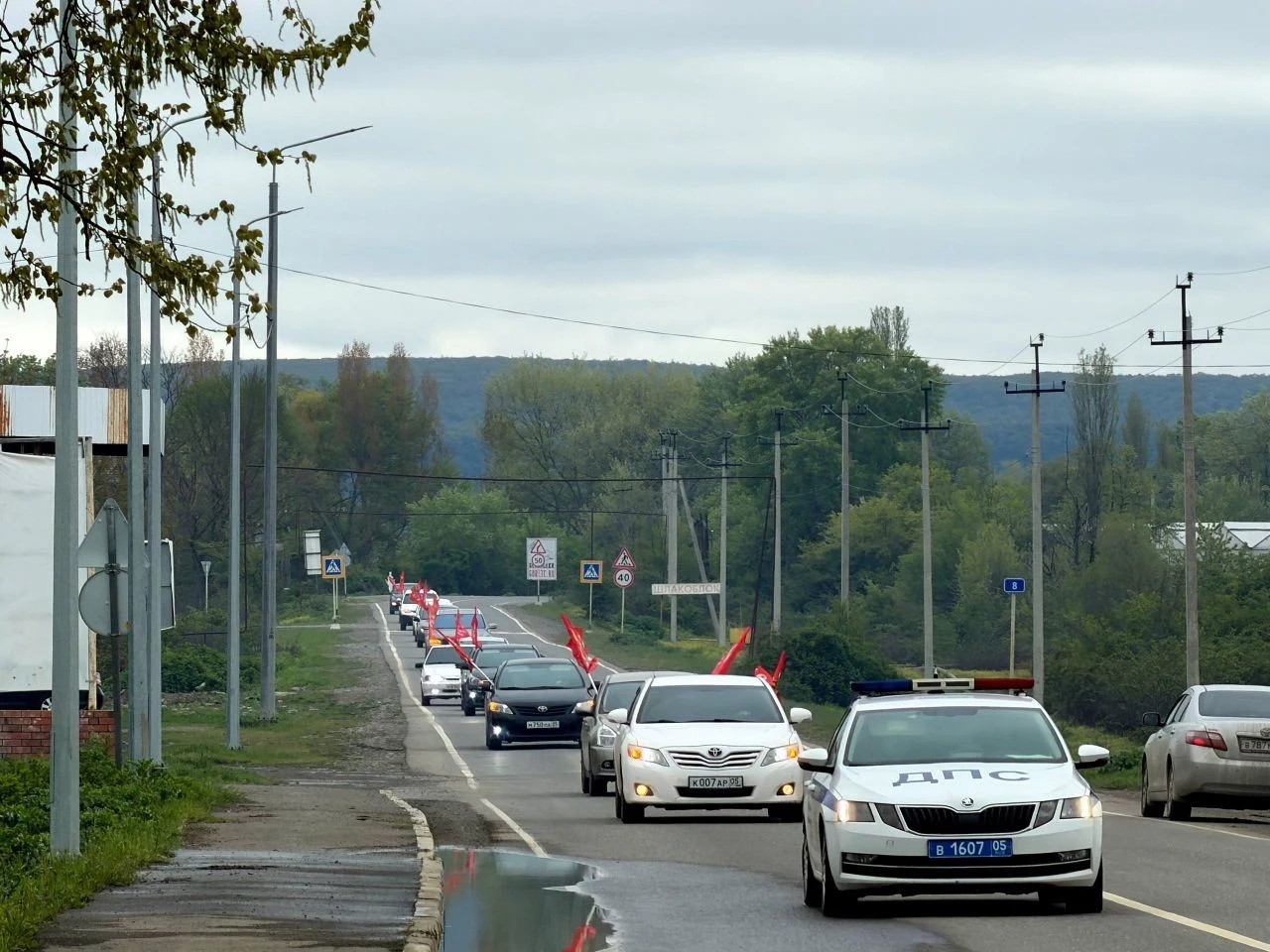 Автопробег «Знамя Победы» состоялся в Магарамкентском районе