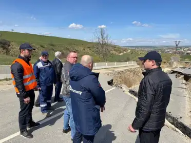 Разрушенную оползнем дорогу в Буйнакском районе Дагестана построят по новому направлению