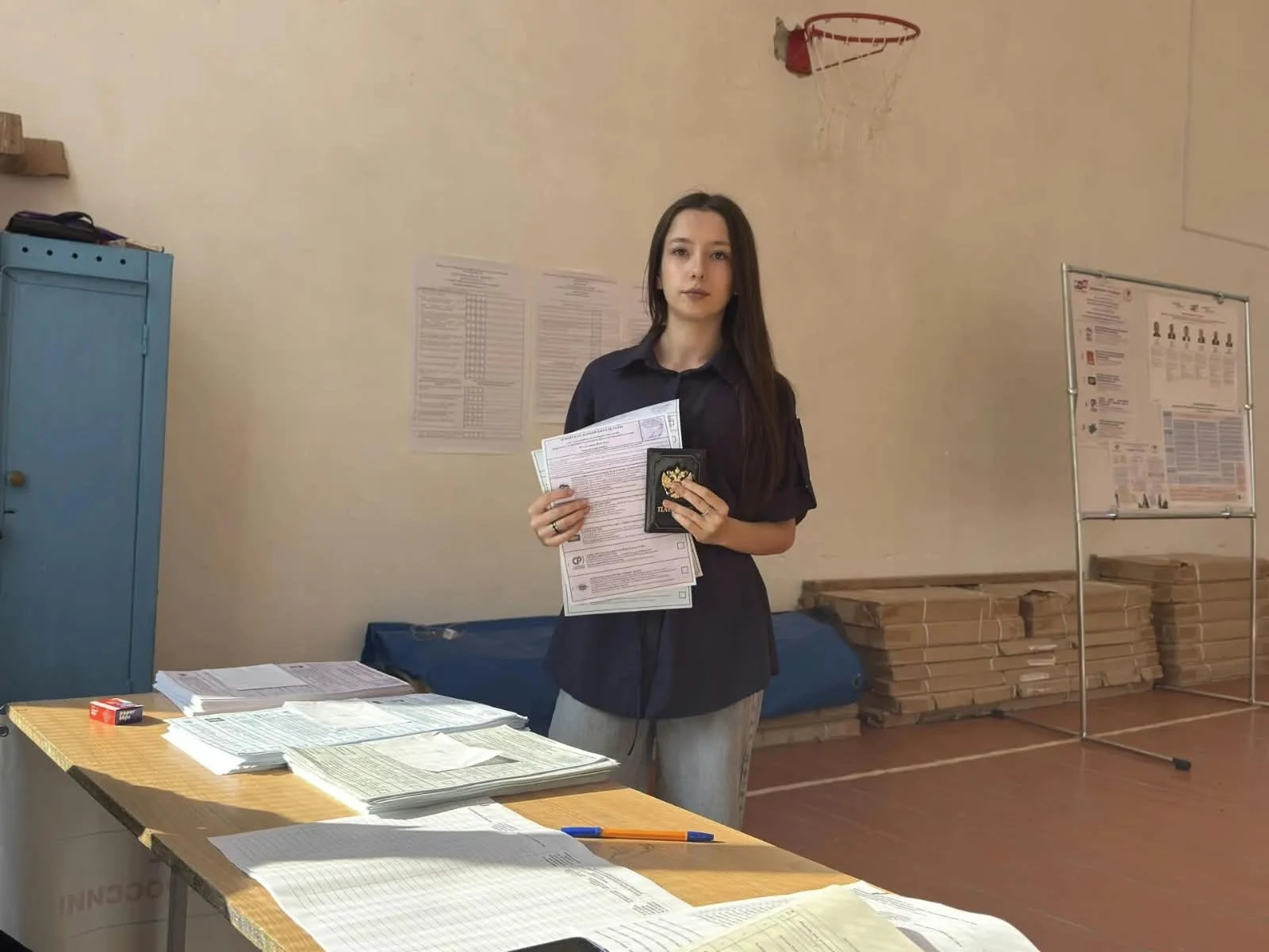 Молодые жители Кайтагского района впервые приняли участие в голосовании