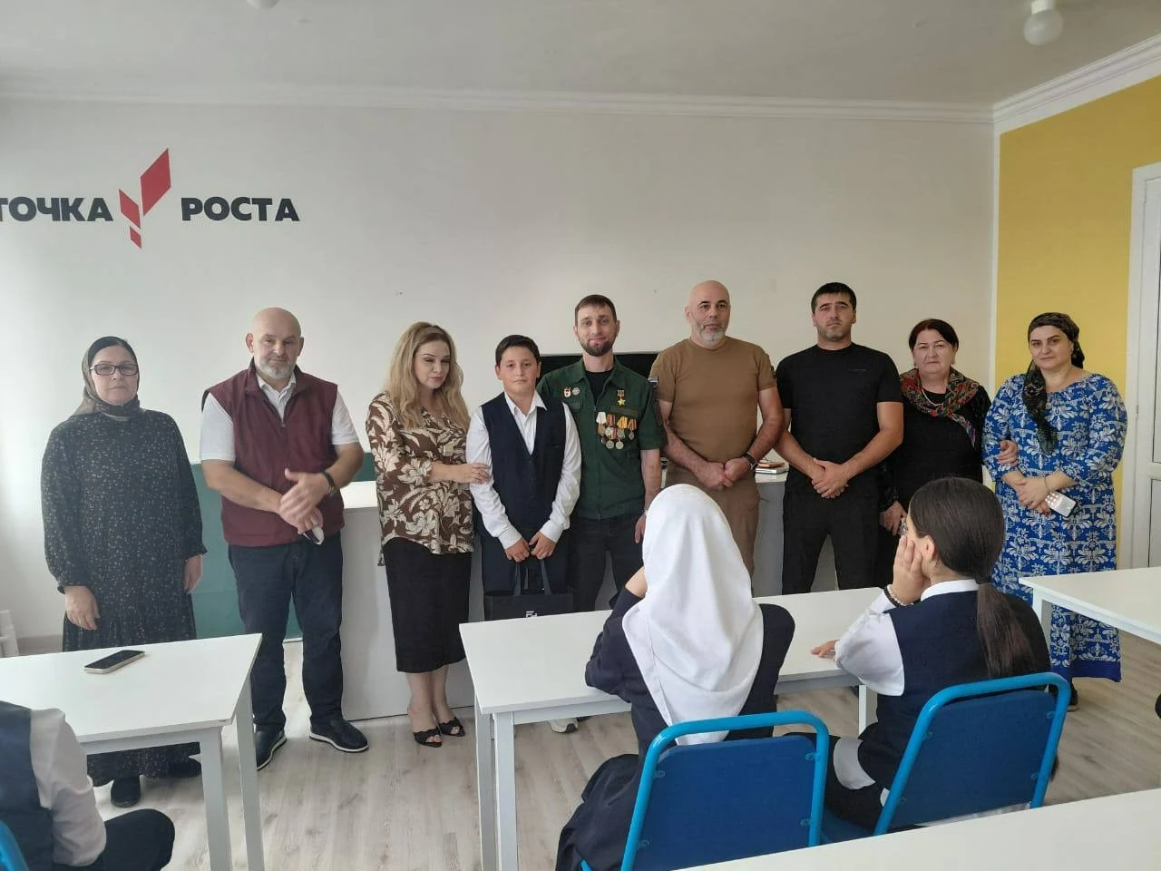 Участники СВО выразили благодарность учащимся школы села Чагаротар Хасавюртовского района