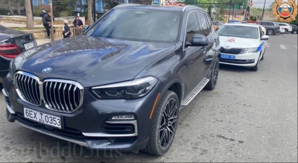 В Дагестане задержали BMW, находившийся в международном розыске