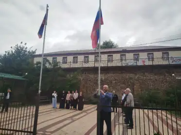 В Курахском районе отметили День российского флага