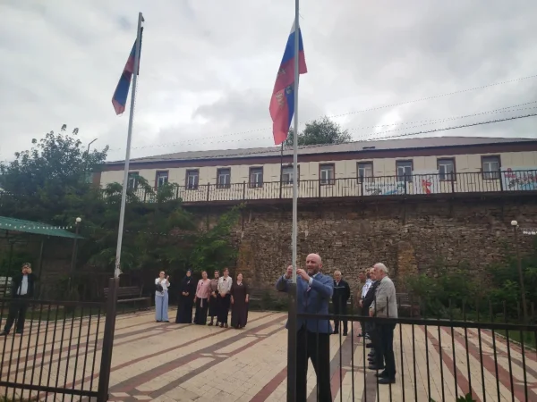 В Курахском районе отметили День российского флага