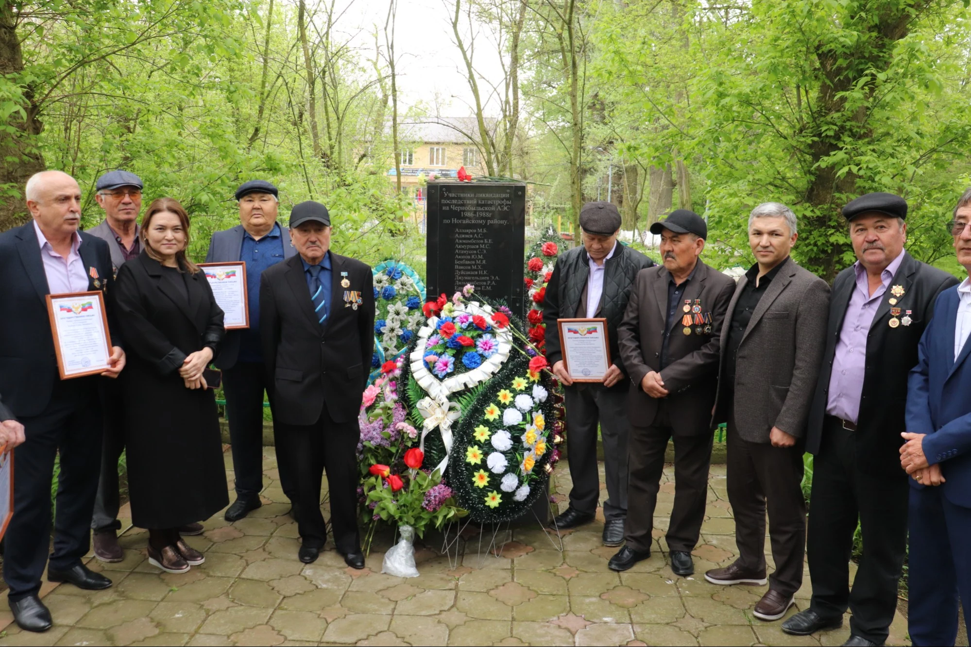 В Ногайском районе прошел памятный митинг к 40-летию чернобыльской катастрофы