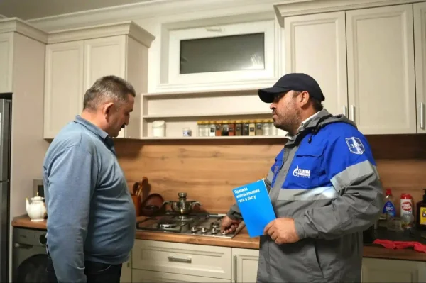 В одном из СНТ Каспийска по программе догазификации подведен газопровод к частному домовладению