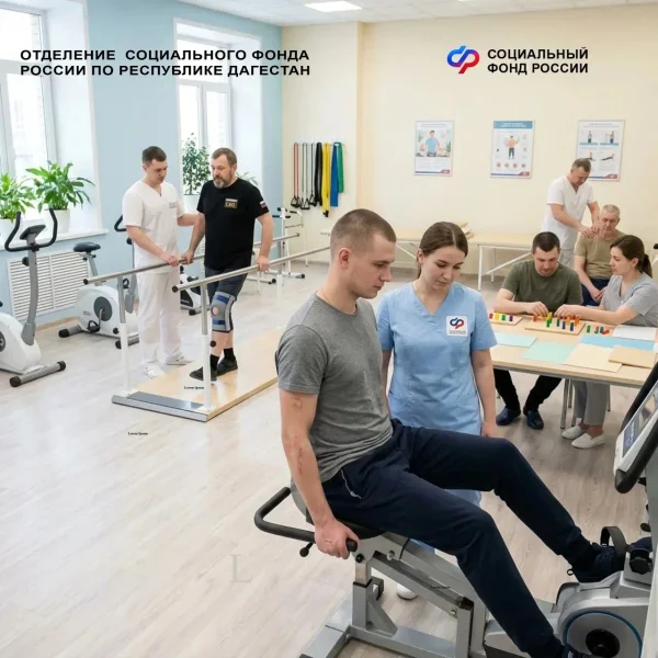 Около 200 ветеранов СВО из Дагестана прошли оздоровление в центрах реабилитации Соцфонда с начала года