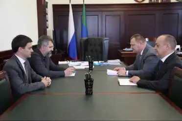 Магомед Рамазанов провел встречу с руководителем Северо-Кавказского Управления Росприроднадзора Эриком Алдатовым