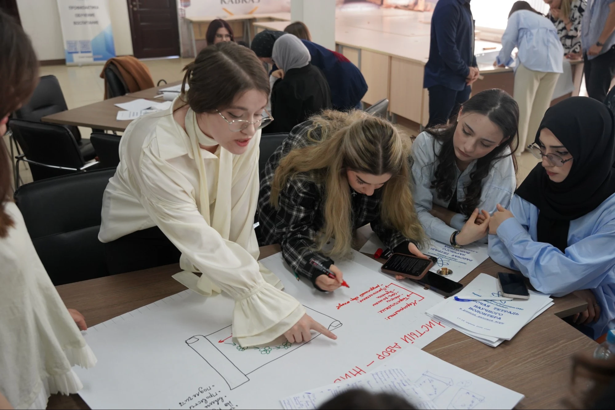 В ДГУ прошел первый слёт научных волонтёров СКФО «Вместе с Победой!»