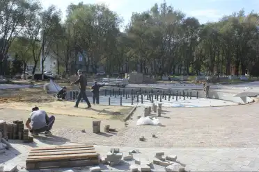 Реконструкция Центрального парка в Избербаше близится к финальному этапу