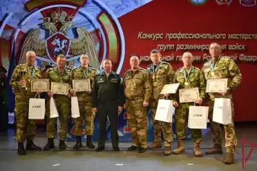 Боец Росгвардии Дагестана завоевал бронзу на всероссийском конкурсе сапёров