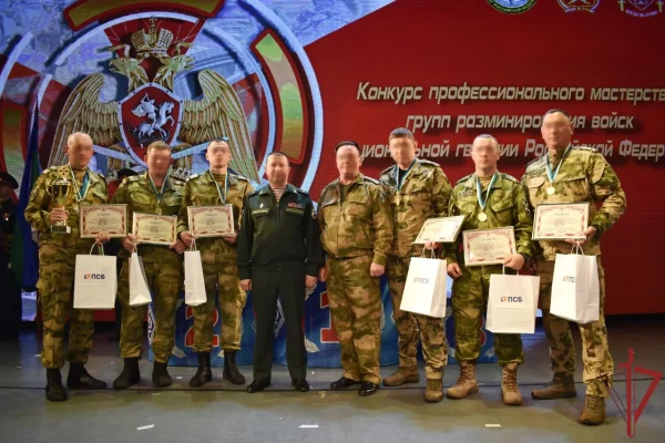 Боец Росгвардии Дагестана завоевал бронзу на всероссийском конкурсе сапёров