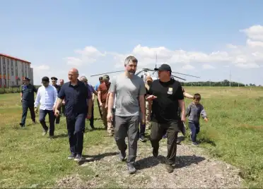Магомед Рамазанов проверил подготовку к строительству новой школы в селе Адильотар
