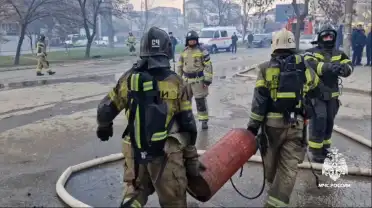 В Шамильском районе пожарные потушили пожар в двухэтажном частном доме