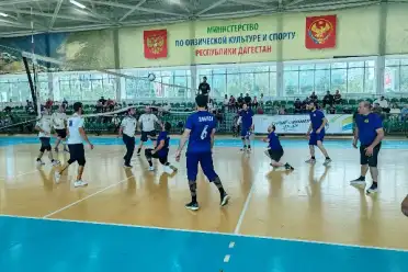 В Махачкале прошел турнир по волейболу среди представителей силовых структур