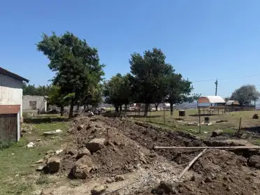 В трех поселках Махачкалы идет монтаж труб для отвода ливневых вод