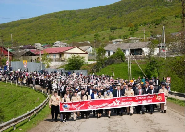 В Казбековском районе отметили 81-ю годовщину Великой Победы