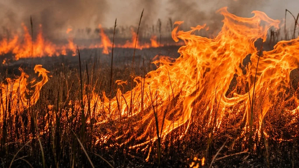 Штраф в размере 60 тысяч грозит россиянам за поджог травы