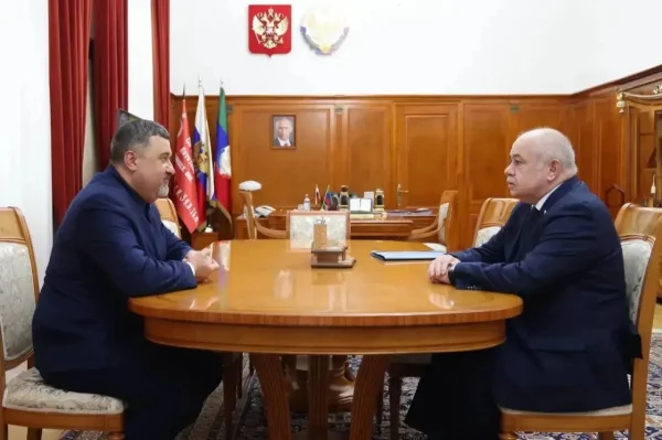 Федор Щукин и Ильяс Умаханов обсудили приоритеты в развитии Дагестана