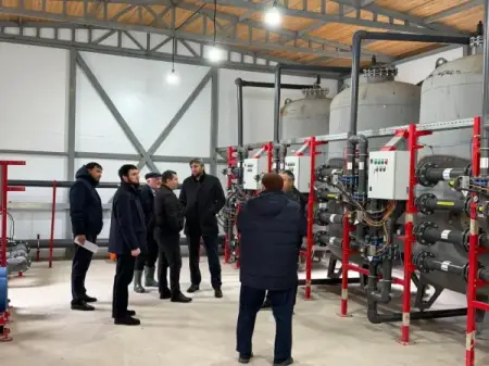 Власти Карабудахкентского района проинспектировали состояние очистных сооружений в селе Губден