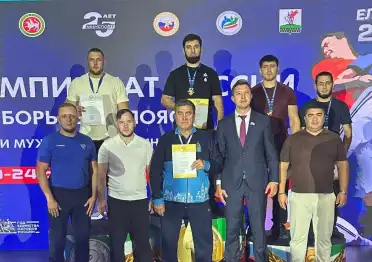 Дагестанец Гази Халилов стал чемпионом России по борьбе на поясах