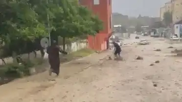 В Унцукульском районе спасли ребенка, которого уносило течением во время ливня