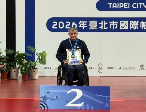Расул Назиров стал призером турнира по пара-настольному теннису в Тайване