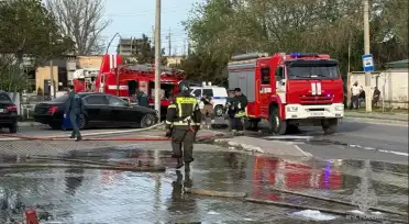 В Хасавюртовском районе сгорел сарай с 500 тюками сена