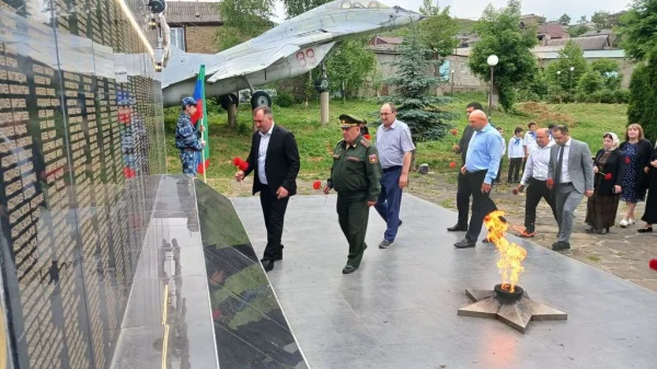 В Хивском районе почтили память погибших в годы Великой Отечественной войны