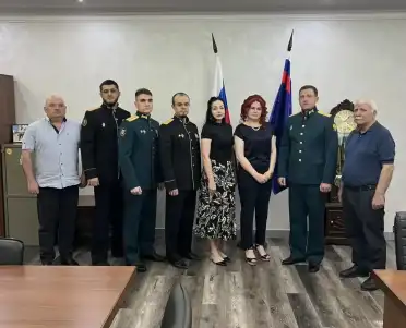 В военной прокуратуре Махачкалы привели к присяге молодого офицера