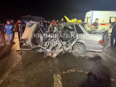 Четыре человека погибли при столкновении двух легковушек в Дагестане