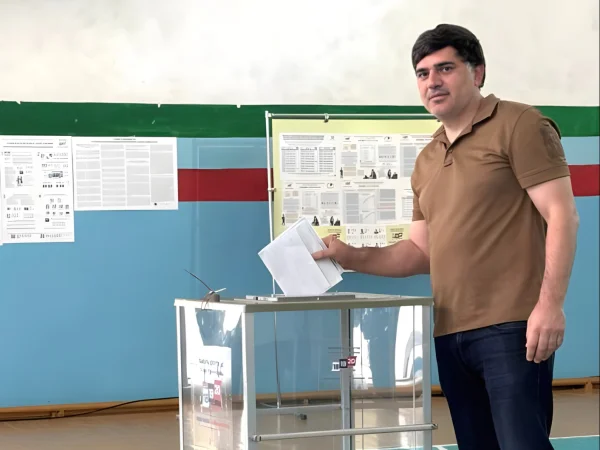 Ветеран СВО и глава села Новолакское Сулейман Рамазанов проголосовал на парламентских выборах