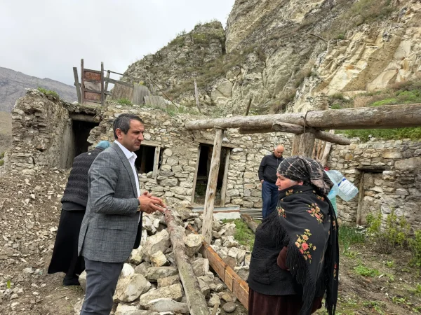 В Гергебильском районе проводится оценка ущерба домов, нанесенного в результате паводков