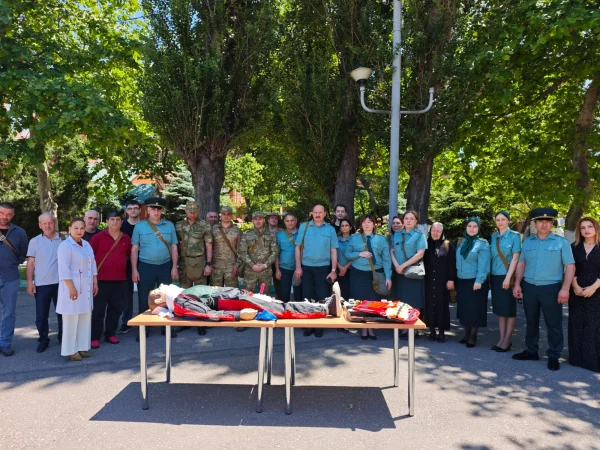 В Дагестанской таможне состоялась учебная тренировка по обеспечению пожарной безопасности