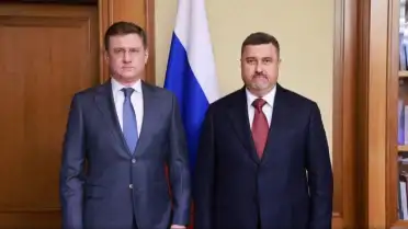 Александр Новак встретился с врио главы Дагестана Фёдором Щукиным