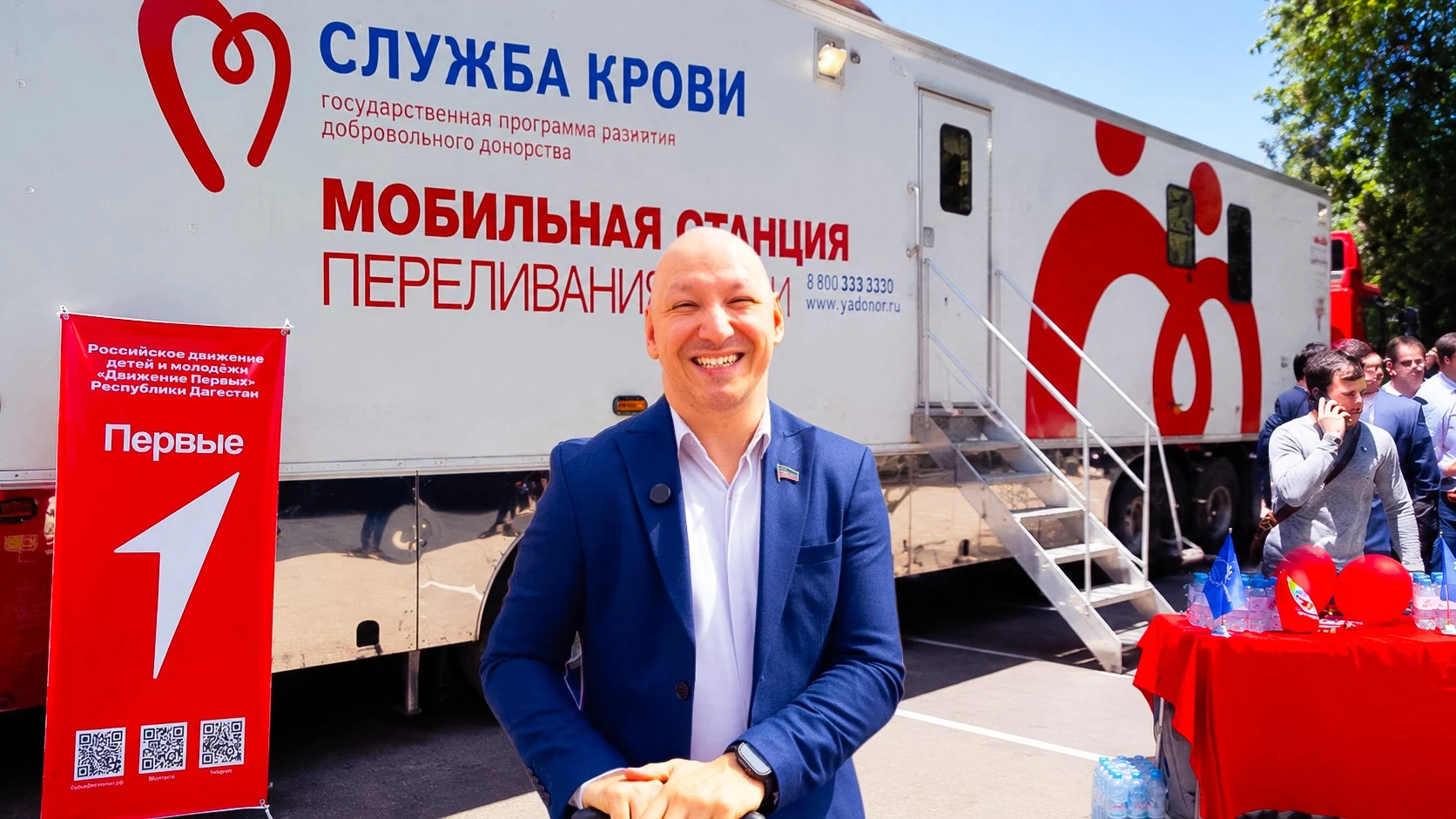 Депутат Гасан Османов принял участие в донорской акции в Махачкале