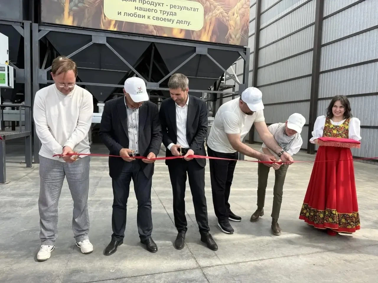 В Тарумовском районе открыли новый рисоперерабатывающий завод