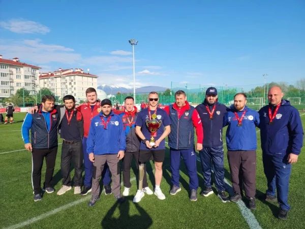 Ветераны СВО из Дагестана взяли «серебро» на футбольном турнире в Сочи