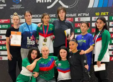 Дагестанки победили на Чемпионате России по пляжной борьбе