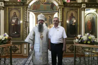 Патриарх Московский и всея Руси Кирилл наградил орденом Юрия Левицкого