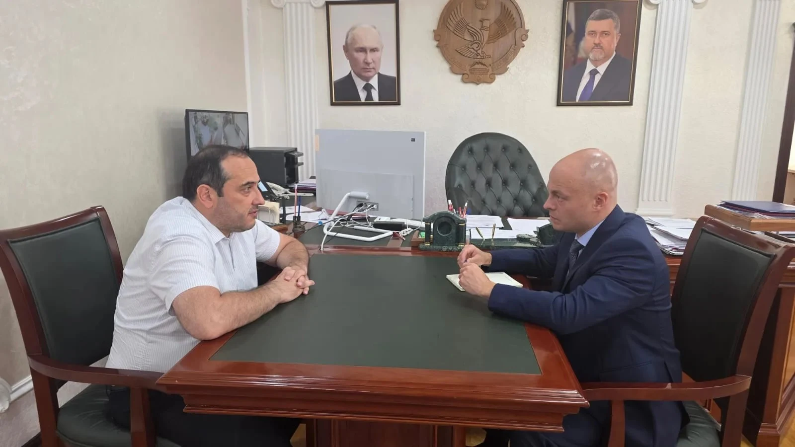 Глава Минсельхоза РД Иван Голуб и Магомед Эльдерханов обсудили перспективы развития агропромышленного комплекса Каякентского района