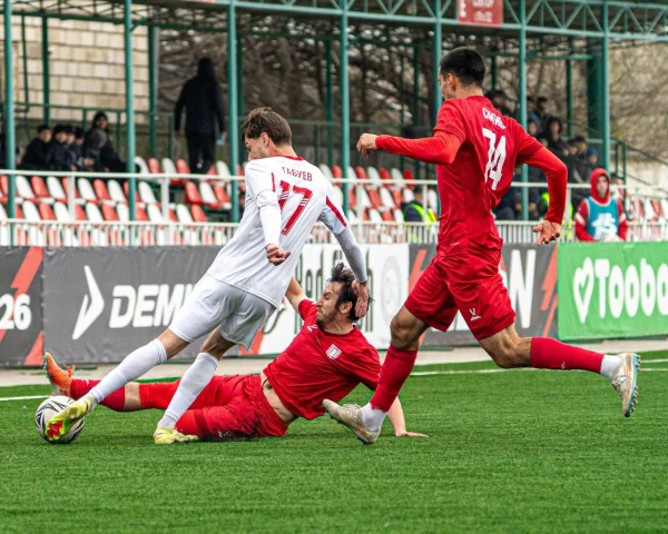 Хасавюртовская «Победа» добыла ничью в матче с ялтинским «Рубином»