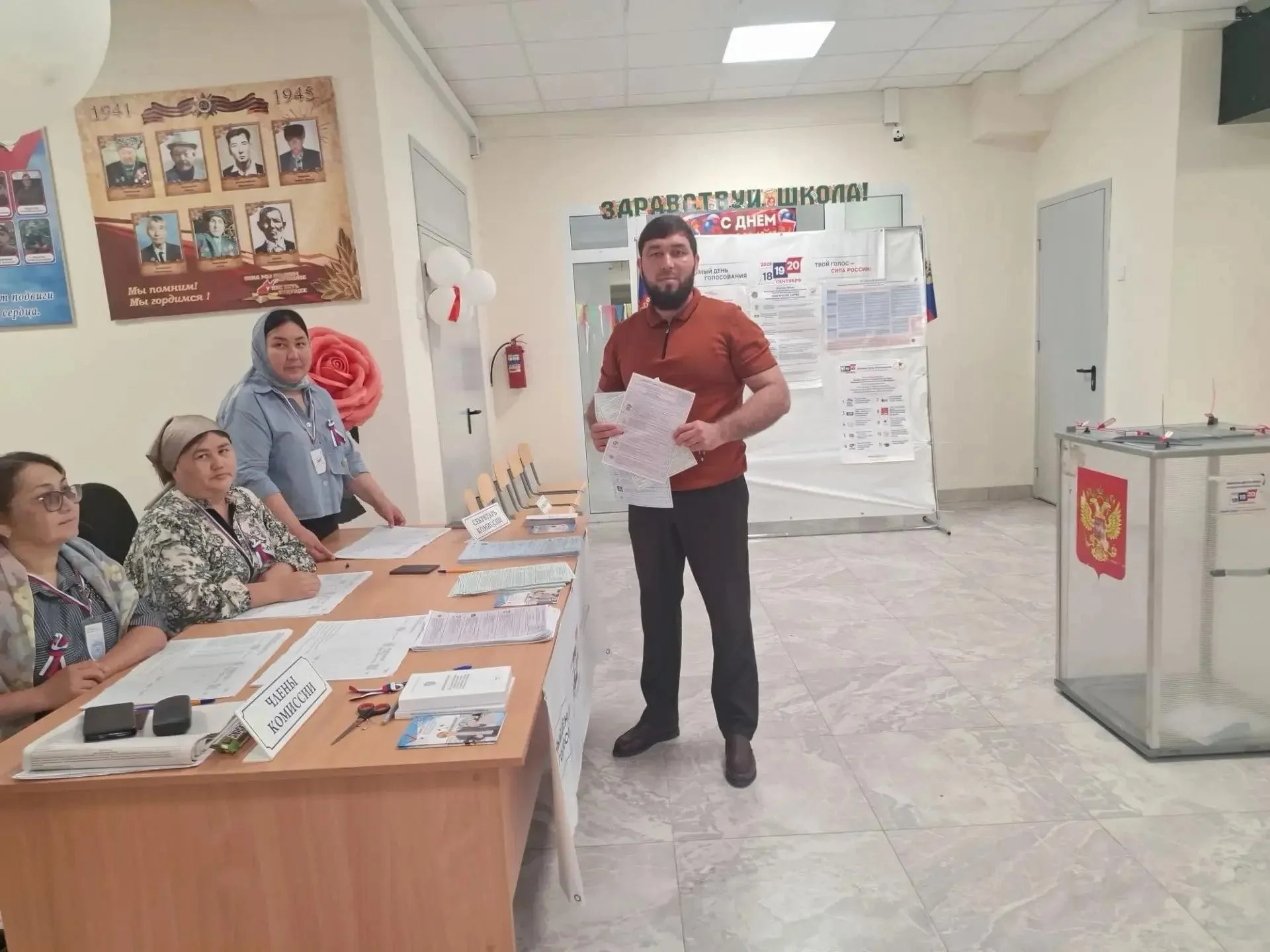 В Ногайском районе сохраняется высокая активность на выборах