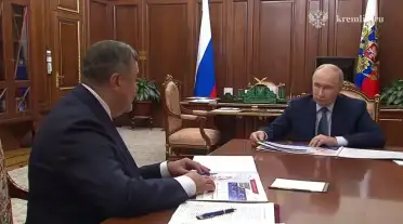 Владимир Путин встретился с Федором Щукиным