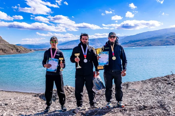 Кубок Дагестана по спиннингу провели на Чиркейском водохранилище