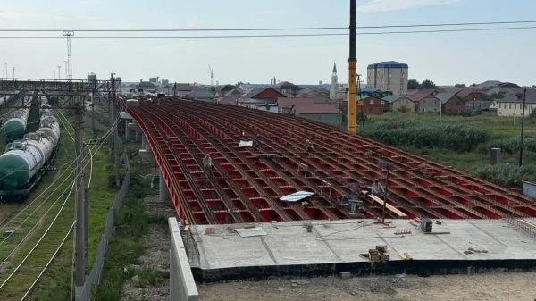 Строительство новой дороги к Махачкалинскому порту выполнено более чем на 50%