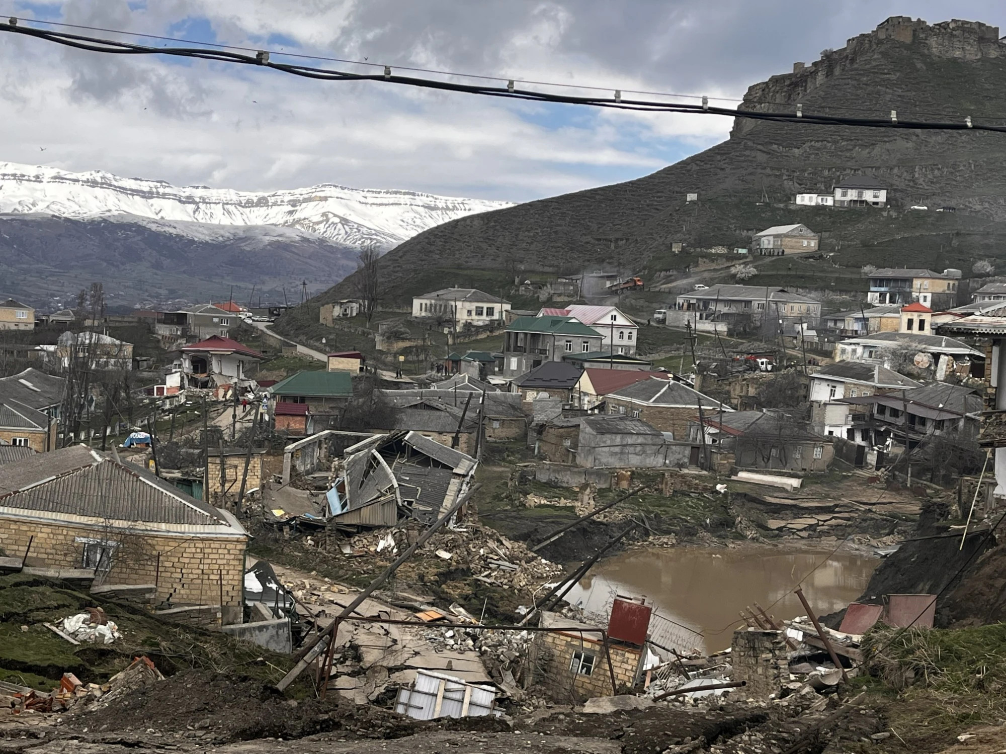 В Дахадаевском районе стихия затронула 155 домовладений