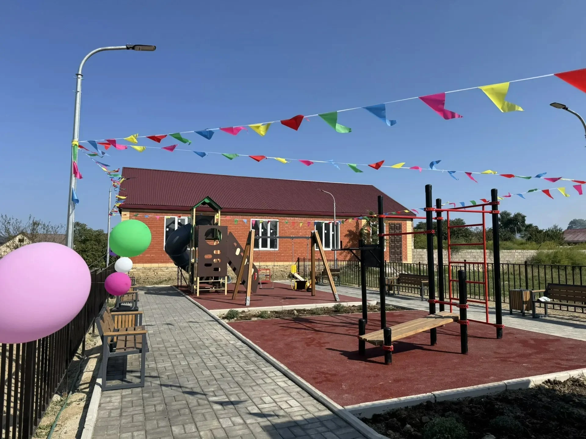 В селе Новокаякент Каякентского района открыли новую парковую зону