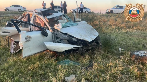 Четыре человека госпитализированы после ДТП в Ногайском районе